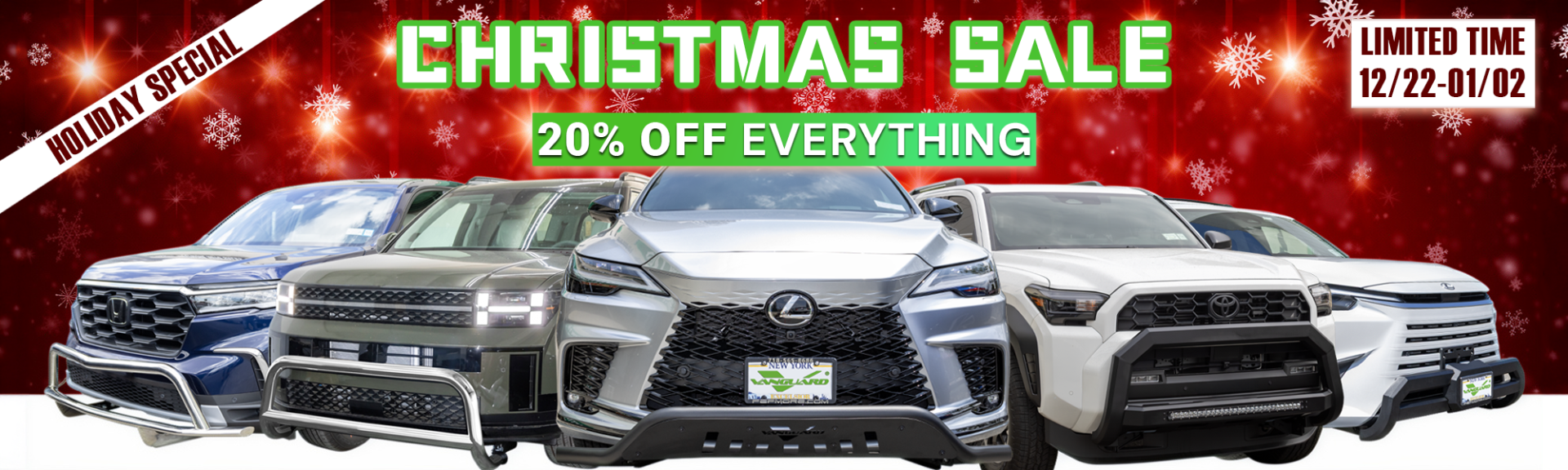 Holiday Sale - 20% Off