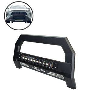 Vanguard Off-Road - Vanguard Off-Road Black Powdercoat Vantage Bull Bar VGUBG-2143-2151BK-LED