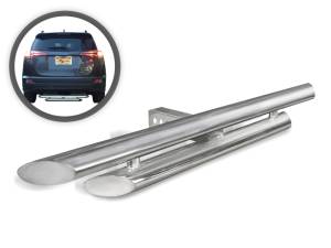 Vanguard Off-Road - Vanguard Off-Road Stainless Steel Classic Double Layer Hitch Step VGPDB-0573SS