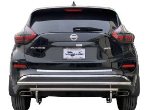 Vanguard Off-Road - Vanguard Off-Road Stainless Steel Double Layer Rear Bumper Guard VGRBG-1018-0544SS