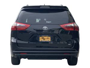 Vanguard Off-Road - Vanguard Off-Road Black Powdercoat Double Layer Rear Bumper Guard VGRBG-1352-1118BK