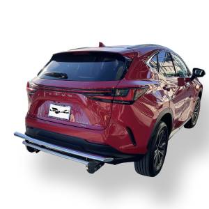 Vanguard Off-Road - Vanguard Off-Road Stainless Steel Double Layer Rear Bumper Guard VGRBG-1999NSS