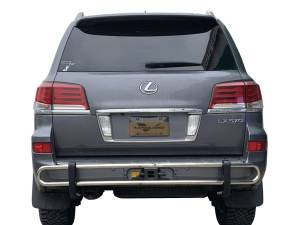 Vanguard Off-Road - Vanguard Off-Road Stainless Steel Double Tube Rear Bumper Guard VGRBG-0185-0754SS