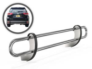 Vanguard Off-Road - Vanguard Off-Road Stainless Steel Double Tube Rear Bumper Guard VGRBG-1089SS