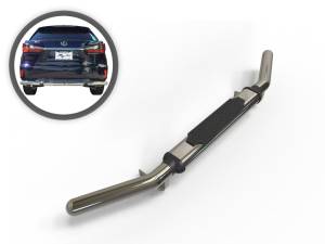 Vanguard Off-Road - Vanguard Off-Road Stainless Steel Pintle Rear Bumper Guard VGRBG-0856-1122SS