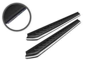 Vanguard Off-Road - Vanguard Off-Road Black F1 Style Running Boards VGSSB-1167-1095AL