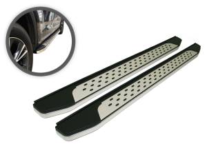 Vanguard Off-Road - Vanguard Off-Road Polished Chrome F2 Style Running Boards VGSSB-1071-1170AL