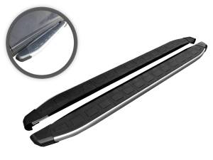 Vanguard Off-Road - Vanguard Off-Road Black F3 Style Running Boards VGSSB-1093-2047AL