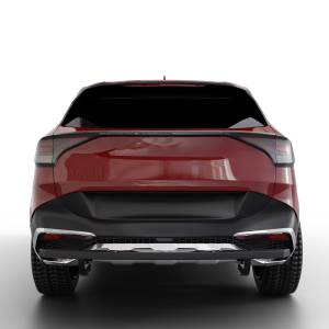 Vanguard Off-Road - Vanguard Off-Road Black Powdercoat Optimus Rear Bumper Guard VGRBG-2287-2457BK