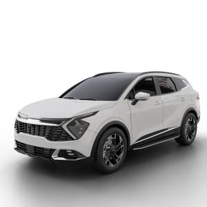 Vanguard Off-Road - Vanguard Off-Road Black F6 Style Running Boards VGSSB-1198-2454SS