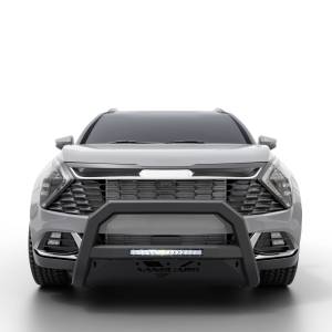 Vanguard Off-Road - Vanguard Off-Road Black Powdercoat Optimus LED Wide Bull Bar VGUBG-2000-2455BK-LED