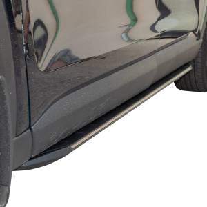 Vanguard Off-Road - Vanguard Off-Road H3 Style Running Board Black VGSSB-2512-2502BK