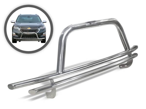 Vanguard Off-Road - Vanguard Off-Road Stainless Steel Front Double Layer Bull Bar VGFDL-1284-1056ESS