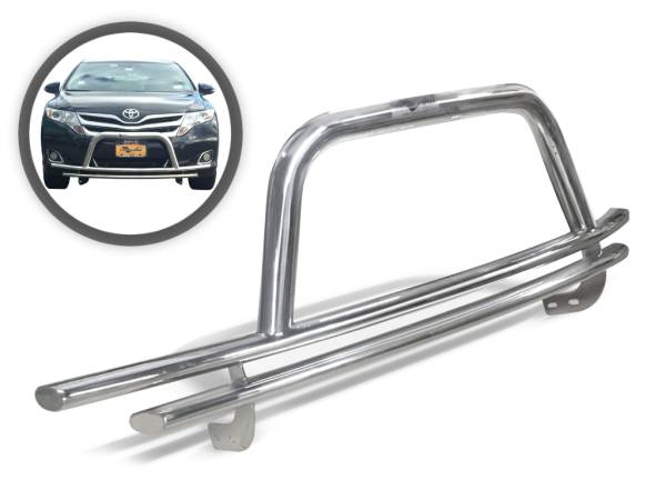 Vanguard Off-Road - VANGUARD VGFDL-1284-1056VSS Stainless Steel Front Double Layer Bull Bar | Compatible with 09-15 Toyota Venza