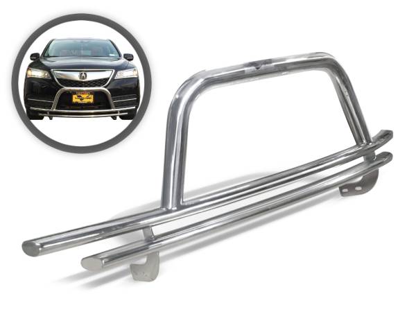 Vanguard Off-Road - VANGUARD VGFDL-1284SS Stainless Steel Front Double Layer Bull Bar | Compatible with 14-22 Acura MDX