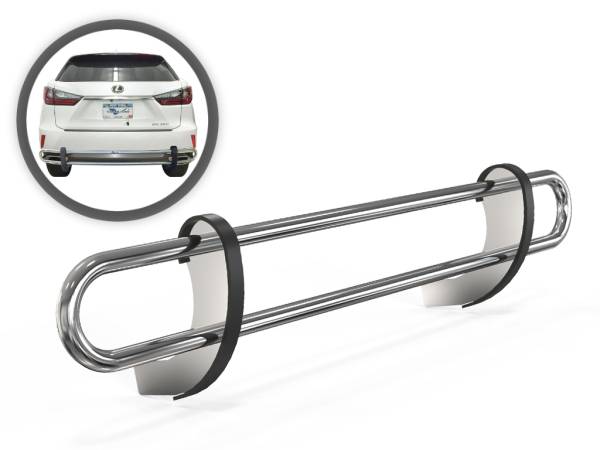 Vanguard Off-Road - Vanguard Off-Road Stainless Steel Double Tube Rear Bumper Guard VGRBG-0185-1122SS