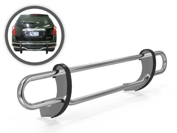 Vanguard Off-Road - Vanguard Off-Road Stainless Steel Double Tube Rear Bumper Guard VGRBG-0598SS