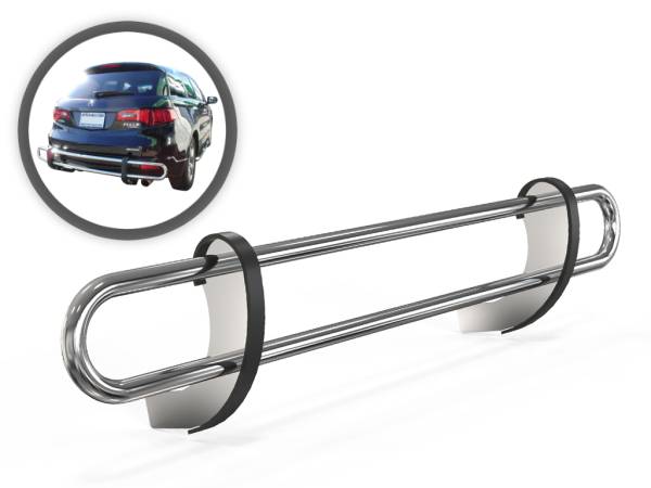 Vanguard Off-Road - Vanguard Off-Road Stainless Steel Double Tube Rear Bumper Guard VGRBG-0712-0286SS