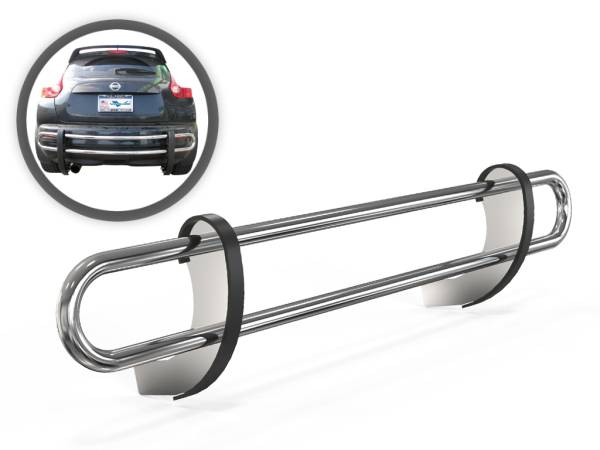 Vanguard Off-Road - Vanguard Off-Road Stainless Steel Double Tube Rear Bumper Guard VGRBG-0745SS