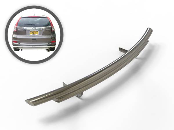 Vanguard Off-Road - Vanguard Off-Road Stainless Steel Double Layer Rear Bumper Guard VGRBG-0752-0725SS