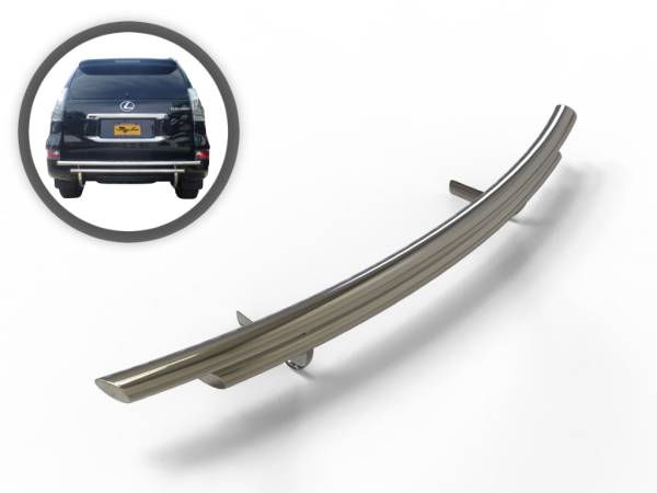 Vanguard Off-Road - Vanguard Off-Road Stainless Steel Double Layer Rear Bumper Guard VGRBG-0752-0754SS