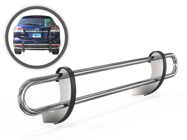 Vanguard Off-Road - Vanguard Off-Road Stainless Steel Double Tube Rear Bumper Guard VGRBG-0833SS