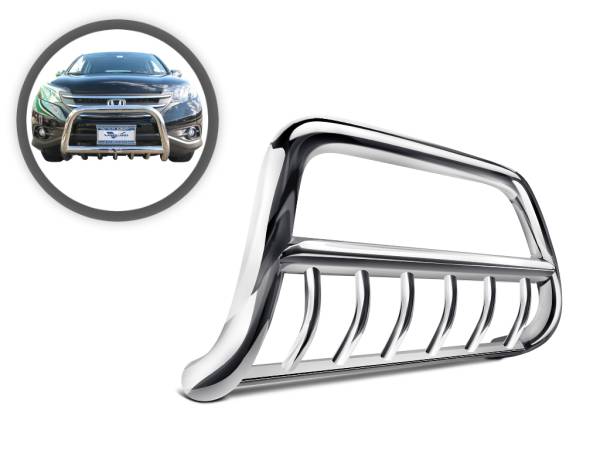 Vanguard Off-Road - Vanguard Stainless Steel Bull Bar with Skid Tube | Compatible with 02-06 Honda CR-V