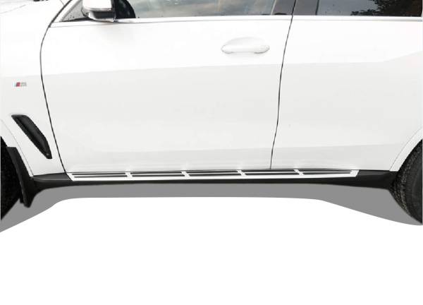 Vanguard Off-Road - VANGUARD VGSSB-2087AL Brushed Aluminum OE Style Running Boards | Compatible with 19-22 BMW X5
