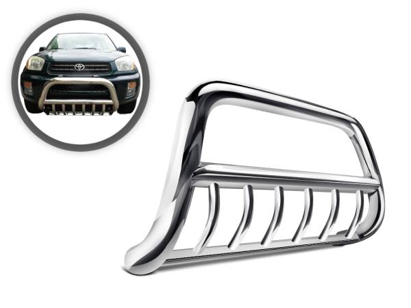 Vanguard Off-Road - Vanguard Off-Road Stainless Steel Bull Bar with Skid Tube VGUBG-0206SS
