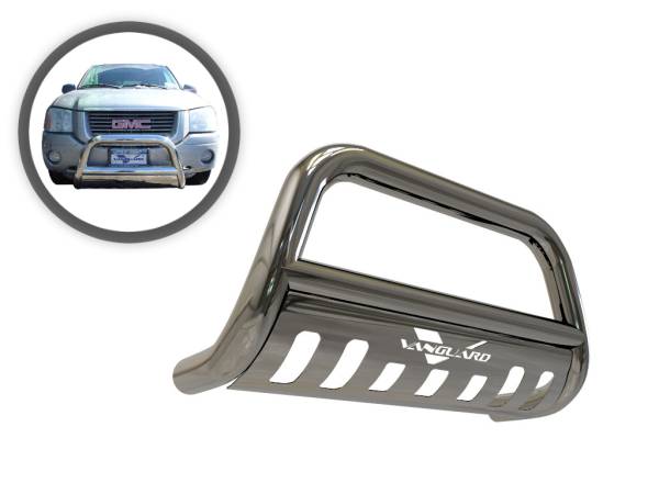 Vanguard Off-Road - Vanguard Stainless Steel Classic Bull Bar | Compatible with 02-09 Chevrolet Trailblazer / 02-09 GMC Envoy