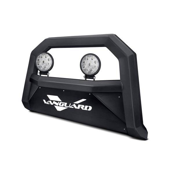 Vanguard Off-Road - Vanguard Black Powdercoat Optimus Bull Bar 4.5in Round LED Kit | Compatible with 01-06 Acura MDX / 03-08 Honda Pilot / 06-14 Honda Ridgeline