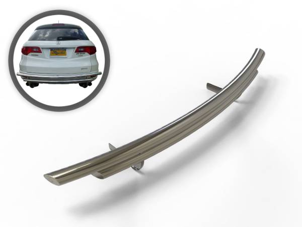 Vanguard Off-Road - VANGUARD VGRBG-0923-0286SS Stainless Steel Double Layer Rear Bumper Guard | Compatible with 07-12 Acura RDX