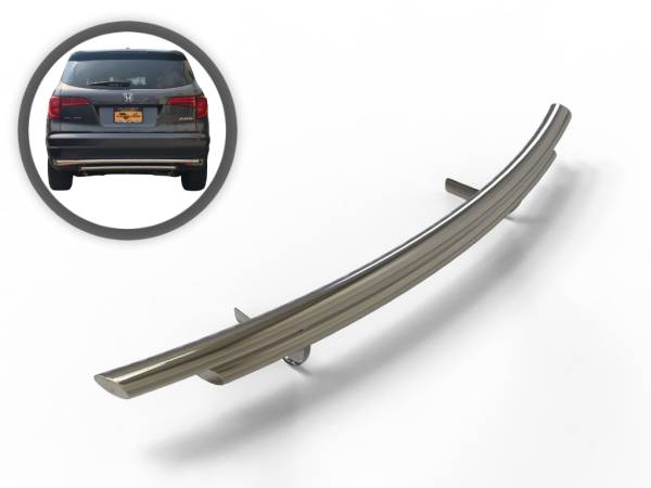 Vanguard Off-Road - Vanguard Off-Road Stainless Steel Double Layer Rear Bumper Guard VGRBG-0923-1191SS