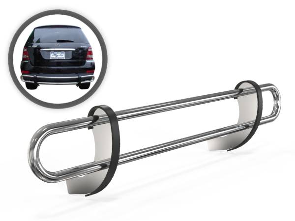Vanguard Off-Road - Vanguard Off-Road Stainless Steel Double Tube Rear Bumper Guard VGRBG-0943SS