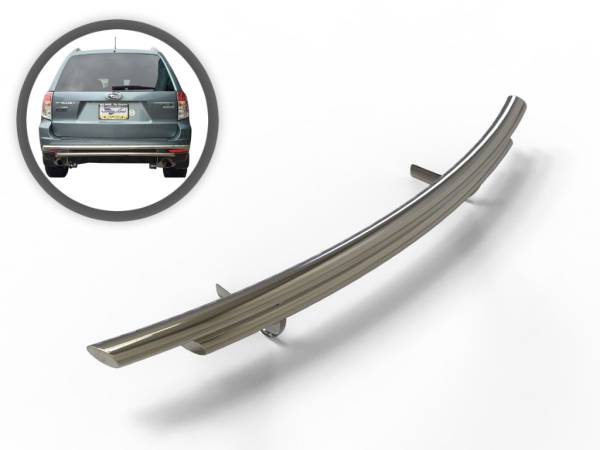 Vanguard Off-Road - Vanguard Off-Road Stainless Steel Double Layer Rear Bumper Guard VGRBG-1018-1158SS