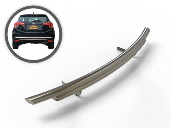 Vanguard Off-Road - Vanguard Off-Road Stainless Steel Double Layer Rear Bumper Guard VGRBG-1031-1806SS
