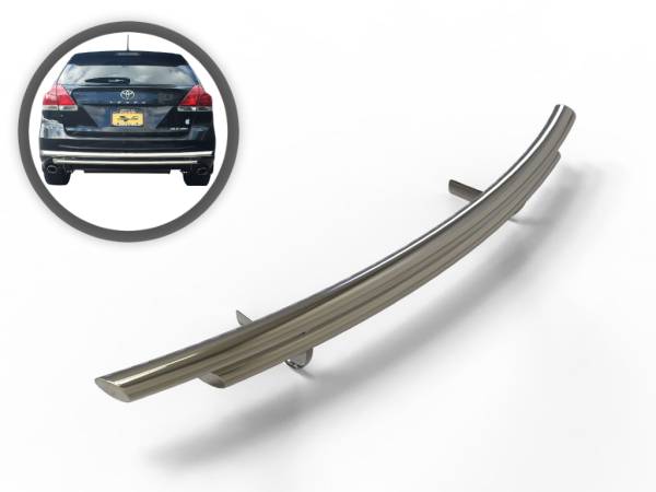 Vanguard Off-Road - Vanguard Off-Road Stainless Steel Double Layer Rear Bumper Guard VGRBG-1037SS
