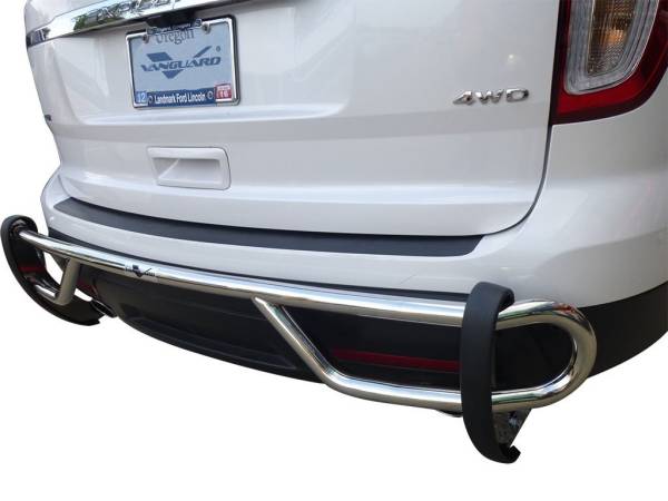 Vanguard Off-Road Stainless Steel Double Tube Rear Bumper Guard VGRBG-1045SS