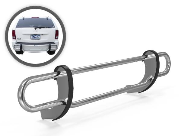 Vanguard Off-Road - Vanguard Off-Road Stainless Steel Double Tube Rear Bumper Guard VGRBG-1047SS