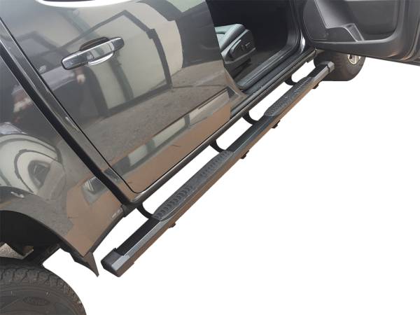 Vanguard Off-Road - VANGUARD VGSSB-1906-1962BK Black Powdercoat CB1 Running Boards | Compatible with 05-23 Toyota Tacoma Double Cab Excludes TRD Models
