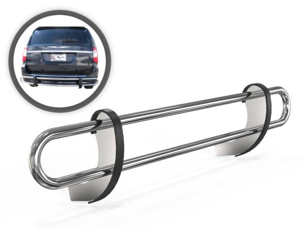 Vanguard Off-Road - Vanguard Off-Road Stainless Steel Double Tube Rear Bumper Guard VGRBG-1260SS