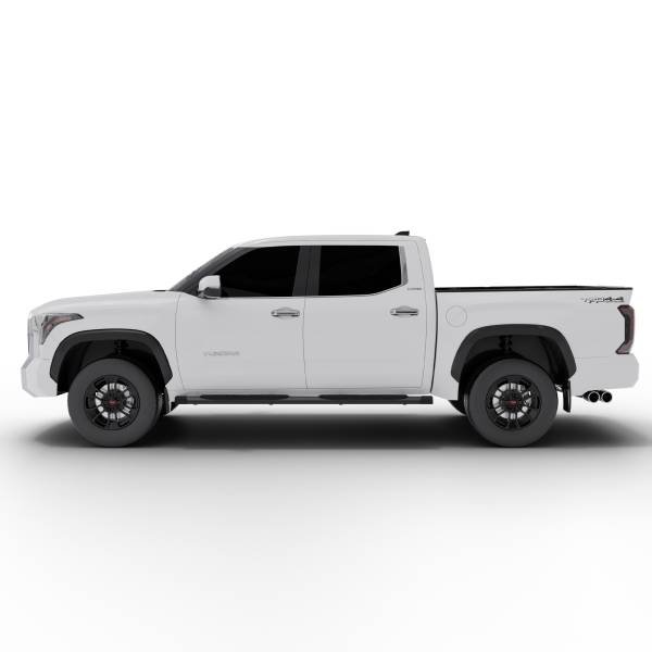 Vanguard Off-Road - Vanguard Black Powdercoat CB1 Running Boards compatible with 22-24 Toyota Tundra Double Cab