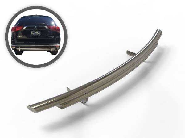Vanguard Off-Road - Vanguard Off-Road Stainless Steel Double Layer Rear Bumper Guard VGRBG-1278-0837SS