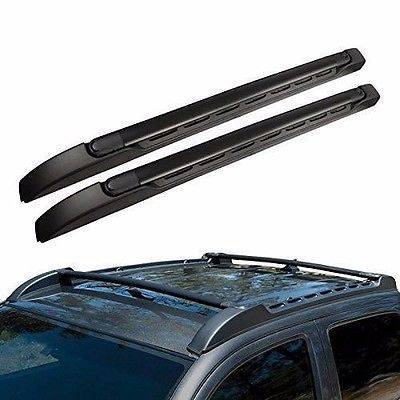 Vanguard - VANGUARD VGRCB-1386BK Black Powdercoat OE Style Roof Rack System | Compatible with 05-23 Toyota Tacoma Double Cab
