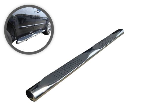 Vanguard Off-Road - Vanguard Off-Road Stainless Steel 4in Oval Side Steps VGSSB-0001SS