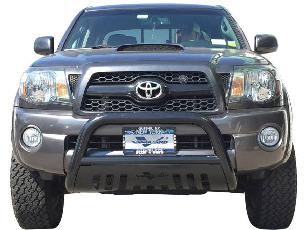 Vanguard Off-Road - Vanguard Black Powdercoat Bull Bar 4.5in Round LED Kit | Compatible with 07-14 Cadillac Escalade / 07-14 Chevrolet Tahoe
