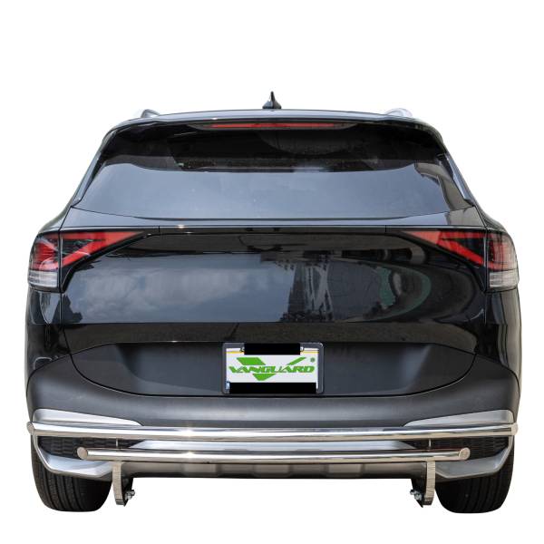 Vanguard Off-Road - Vanguard Off-Road Stainless Steel Double Layer Rear Bumper Guard VGRBG-1018-2457SS