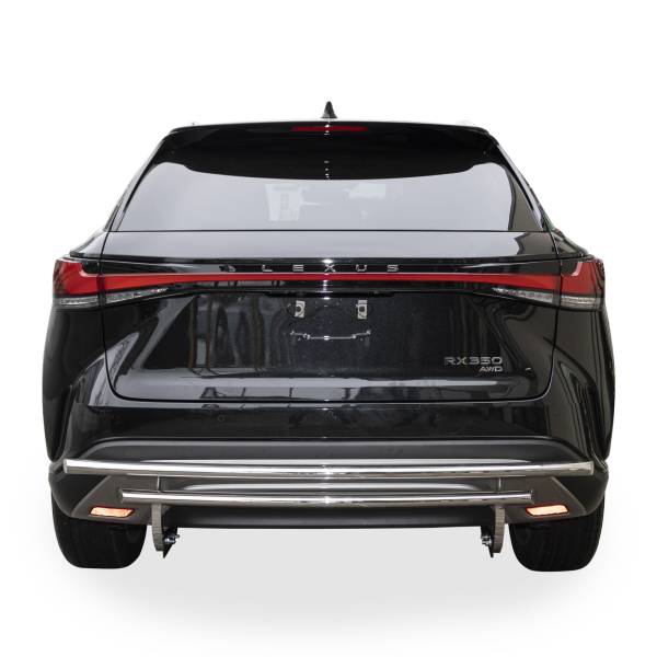 Vanguard Off-Road - Vanguard Off-Road Stainless Steel Double Layer Rear Bumper Guard VGRBG-0779-2451SS