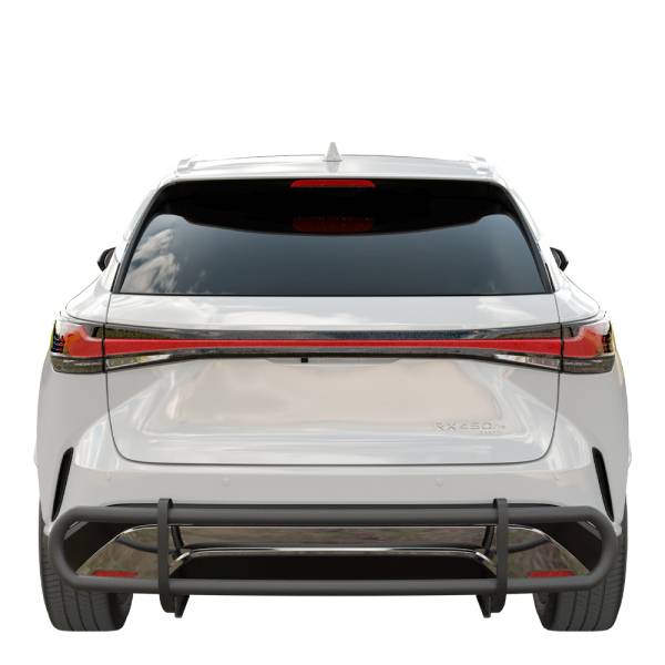 Vanguard Off-Road - Vanguard Off-Road Black Powdercoat Double Tube Rear Bumper Guard VGRBG-1049-2451BK