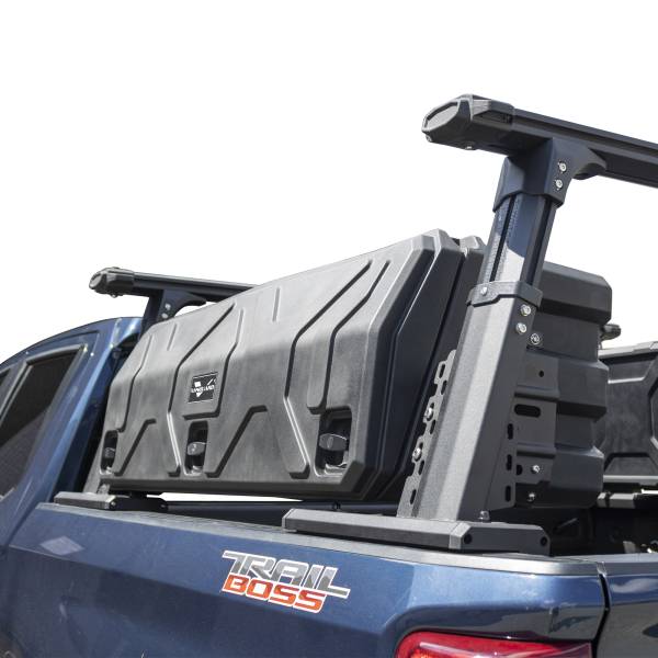 Vanguard Off-Road - Vanguard Off-Road Black Powdercoat Bed Rack with Tool Box VGBR-2487-2491AL